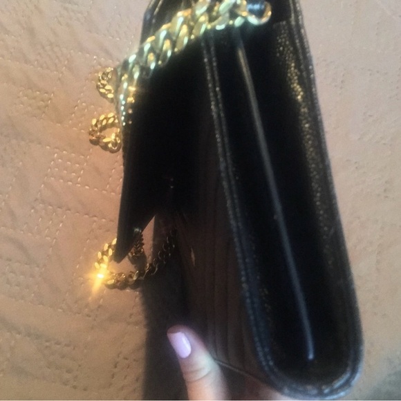 Selling Saint Laurent classic Cassandre chain wallet. - Picture 7 of 8
